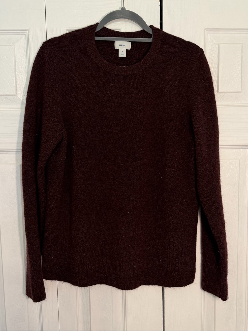 Old Navy Crewneck Sweater L Burgundy